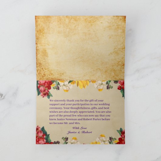 Herr & Frau Einladung (Innenseite)