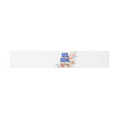 Herr & Frau Einladungsbanderole (Flach)