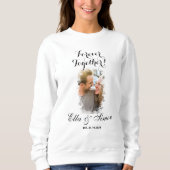 Herr & Frau Elegant Verlobung Sweatshirt (Vorderseite)