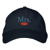 Herr & Frau Embroidery bestickte Cap Bestickte Kappe (Vorderseite)