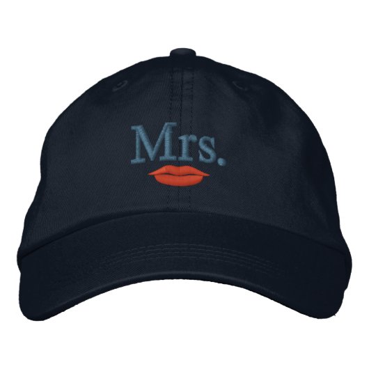 Herr & Frau Embroidery bestickte Cap Bestickte Kappe (Vorderseite)