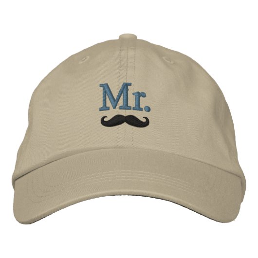 Herr & Frau Embroidery bestickte Cap Kappe (Vorderseite)