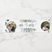 Herr & Frau Eucalyptus Wasserflaschen Etikett (Einzelnes Label)