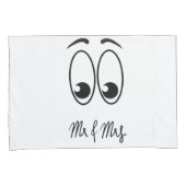 Herr & Frau Eye Pillowcases Kissenbezug (Vorderseite-Rechts)