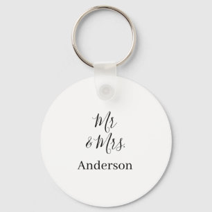 Herr & Frau Familienname Datum Jahr Hochzeitsgunst Schlüsselanhänger