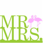 Herr & Frau Flamingo 2 Cake Topper Freistehende Fotoskulptur<br><div class="desc">Dress up your Retro oder tropical Kuchen mit diesem einfachen Flamingo Kuchen Topper von Kustom By Kris "Mr. & Mrs." Sammlung. Kontaktieren Sie mich,  um diesen Kuchen Topper individuell mit Ihren Hochzeitsfarben.</div>