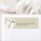 Herr & Frau Flip Flops Beach Hochzeitsplatten (Insitu)