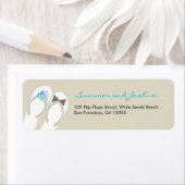 Herr & Frau Flip Flops Beach Hochzeitsplatten (Insitu)