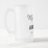 Herr & Frau fügen Familienname Datum Jahr Hochzeit