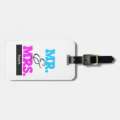 Herr & Frau Gepäckanhänger (Vorderseite horizontal)