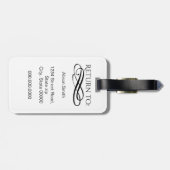 Herr & Frau Gepäckanhänger (Rückseite horizontal)