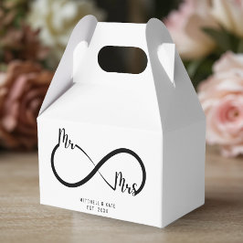 Herr & Frau Infinity Symbol Wedding Geschenkschachtel