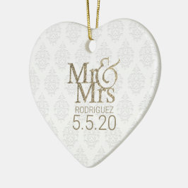 Herr & Frau Keepake Keramik Ornament