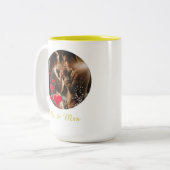 Herr Frau Liebesvögel Foto Tasse (Vorderseite Links)