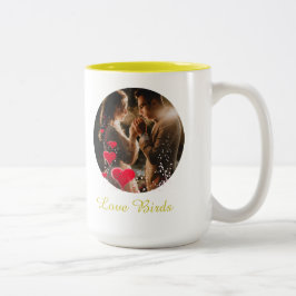 Herr Frau Liebesvögel Foto Tasse