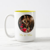 Herr Frau Liebesvögel Foto Tasse (Links)