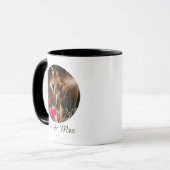 Herr Frau Liebesvögel Fototasse Tasse (Vorderseite Links)