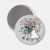 Herr & Frau Magnet (Vorderseite/Rückseite)