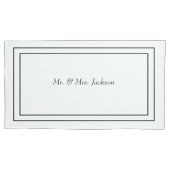 Herr & Frau Pillowcases Kissenbezug (Vorderseite-Links)