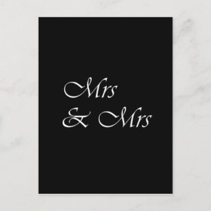 Herr & Frau Postkarte