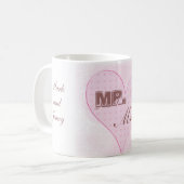 Herr & Frau Romantic Kaffeetasse (Vorderseite Links)