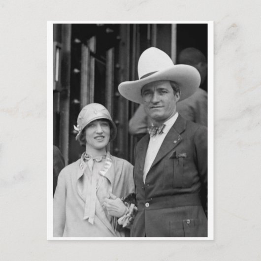 Herr & Frau Tom Mix Postkarte (Vorderseite)