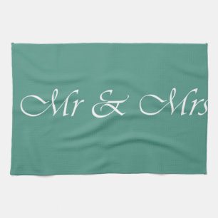 Herr & Frau Typografie Geschirrtuch