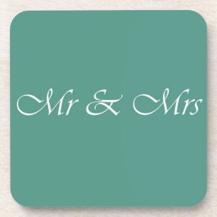 Herr & Frau Typografie Untersetzer