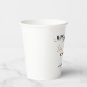 Herr & Frau Wedding Anniversary Pappbecher (Rechts)