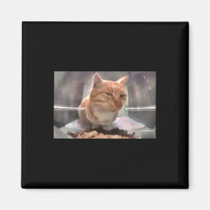 Herr Fresh Cat Meme Side Eye Cat Magnet