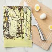 Herr Frog, Herr Rat und Frau Mouse    Geschirrtuch (Viertel Falte)