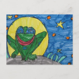 Herr Frog Postkarte