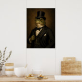 Herr Frosch Poster (Küche)