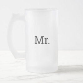HERR FROSTED MUG MATTGLAS BIERGLAS