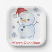 Herr Frosty Pappteller (Vorderseite)