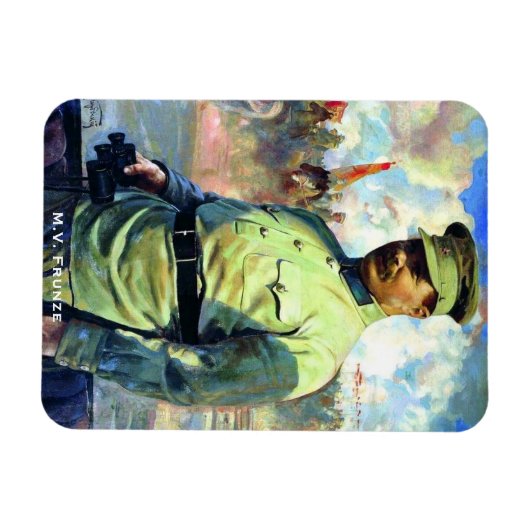 Herr Frunze - Offizier der Sowjetarmee, Rote Armee Magnet (Horizontal)