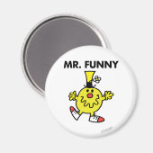 Herr Funny | Funny Face Magnet (Vorderseite/Rückseite)