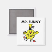 Herr Funny | Funny Face Magnet (Vorderseite/Rückseite)