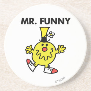 Herr Funny   Funny Face Sandstein Untersetzer