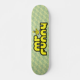 Herr Funny Gelbe Buchstaben Skateboard
