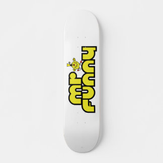 Herr Funny | Gelbe Buchstaben Skateboard