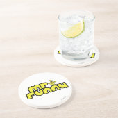 Herr Funny | Gelbe Buchstaben Untersetzer (Seite)