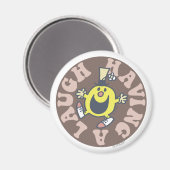 Herr Funny Hat Ein Lachen Magnet (Vorderseite/Rückseite)