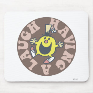 Herr Funny Hat Ein Lachen Mousepad
