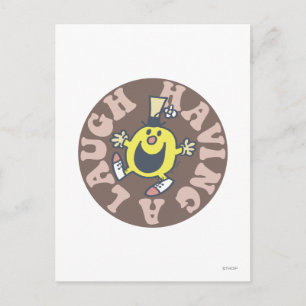 Herr Funny Hat Ein Lachen Postkarte