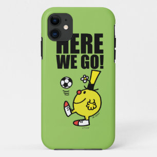 Herr Funny jongliert einen Fußball Case-Mate iPhone Hülle
