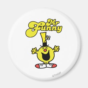 Herr Funny lacht hysterisch Magnet