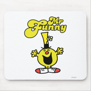Herr Funny lacht hysterisch Mousepad