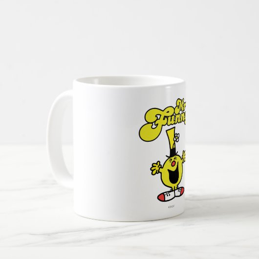 Herr Funny Laughing Hysterisch Kaffeetasse (Vorderseite Links)