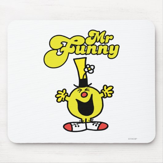 Herr Funny Laughing Hysterisch Mousepad (Vorne)